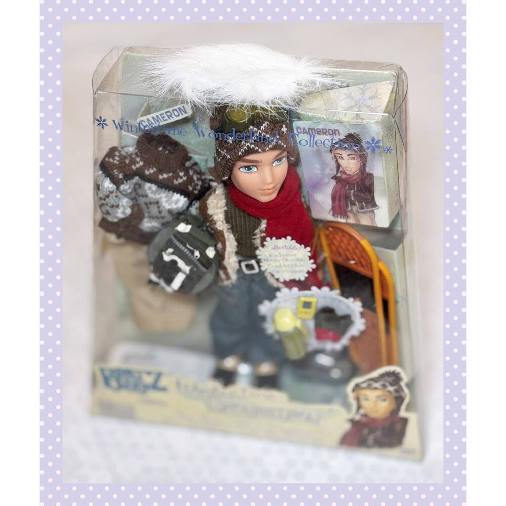 Vtg MGA Bratz Boyz Wintertime Wonderland Collection Cameron Fashion Doll Y2K Boy